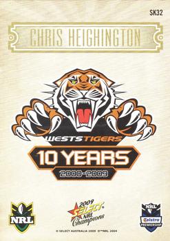 2009 Select NRL Champions - Sketches #SK32 Chris Heighington Back